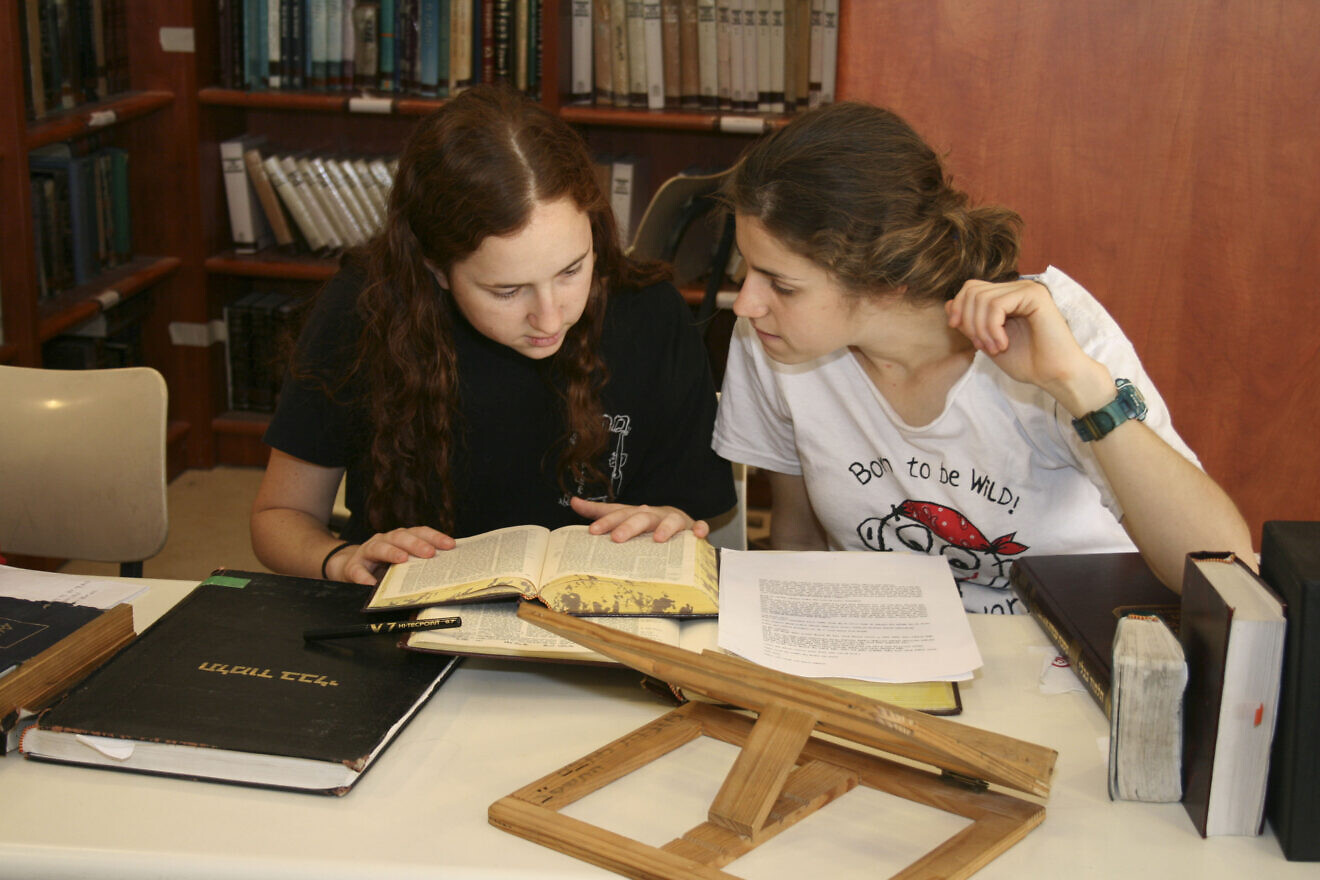 Women study at the women's school of Torah studies, Midreshet Lindenbaum, in Jerusalem on June 3, 2009. Photo by Gershon Elinson/Flash90.Women study at the women's school of Torah studies, Midreshet Lindenbaum, in Jerusalem on June 3, 2009. Photo by Gershon Elinson/Flash90.